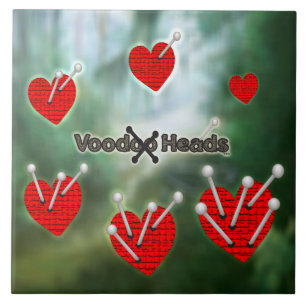 Voodoo Head ~ Swamp Kakelplatta