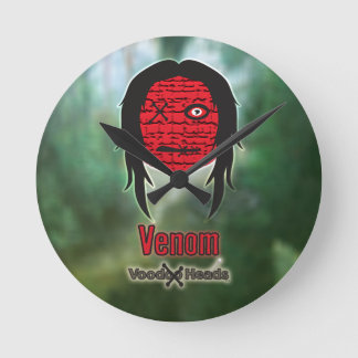 Voodoo Head ~ Swamp Rund Klocka