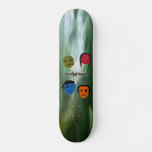 Voodoo Head ~ Swamp Skateboard Bräda 20,5 Cm