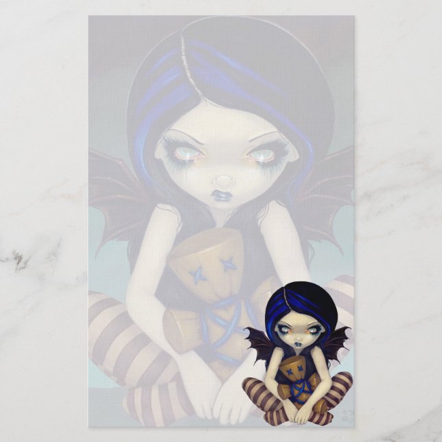 "Voodoo i blått" brevpapper (Framsida)