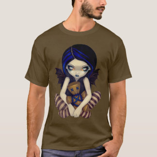 Voodoo i gotisk felik skjorta för blått tee shirt