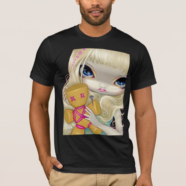 Voodoo i rosa gotisk felik skjorta tröja (Framsida)