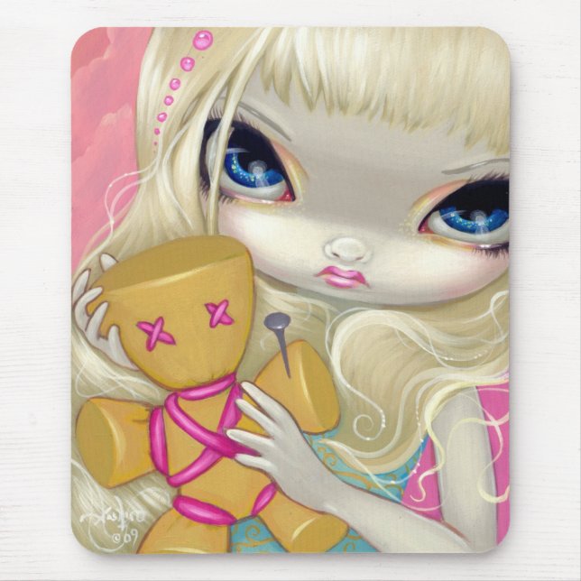 "Voodoo i rosa" Mousepad Musmatta (Framsidan)