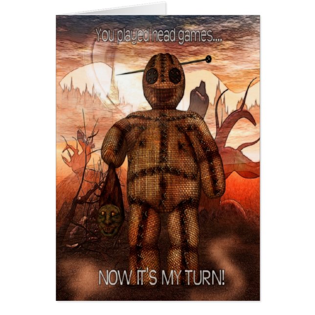 Voodoo-ing 1 "Head Games" BLANK OBS Kort (Framsidan)