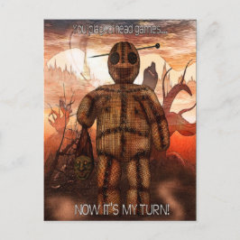 Voodoo-ing 1 "Head Games" FUNNY Vykort