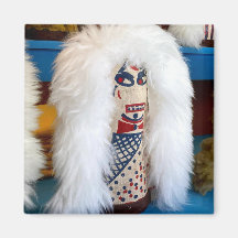 Voodoo Knockdown Doll Carnival-spel Magnet