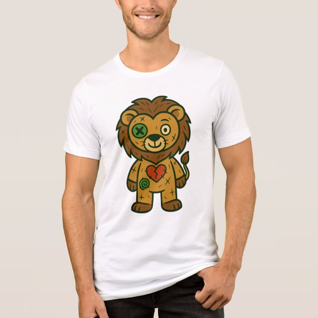 Voodoo Lejon - Kung i Stitches T Shirt (Framsida)