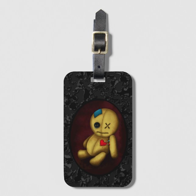 Voodoo lumpdocka bagagebricka (Framsida vertikal)
