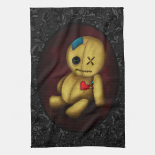 Voodoo lumpdocka kökshandduk