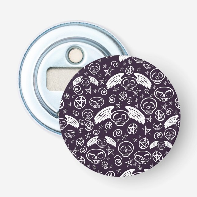 "Voodoo" mönster Flasköppnare (Framsidan)