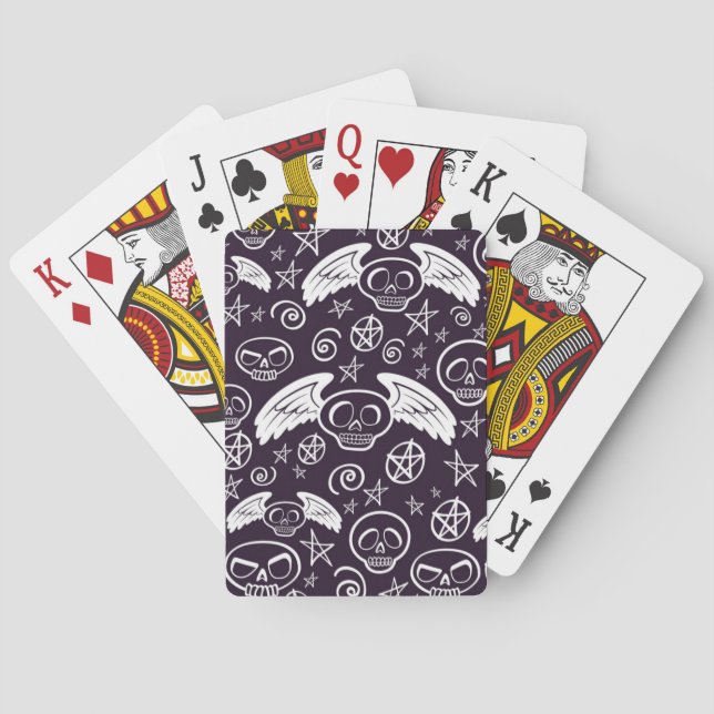 "Voodoo" mönster Spel Kort (Baksidan)