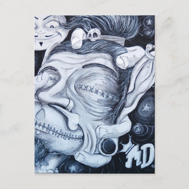 voodoo-postkort vykort (Framsida)