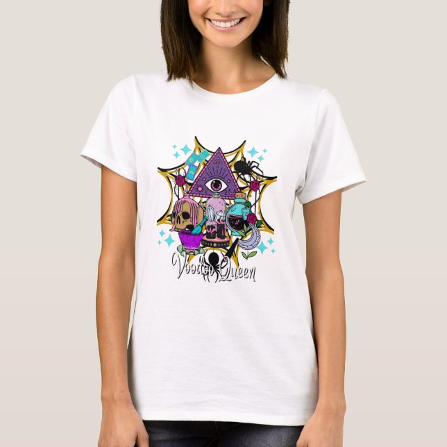Voodoo Queen T Shirt (Framsida)