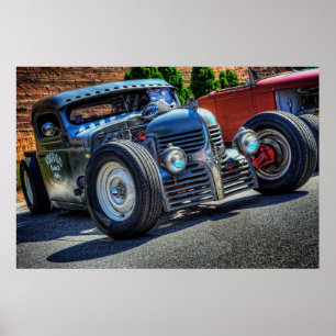 Voodoo rusar & den Kustoms fint Poster
