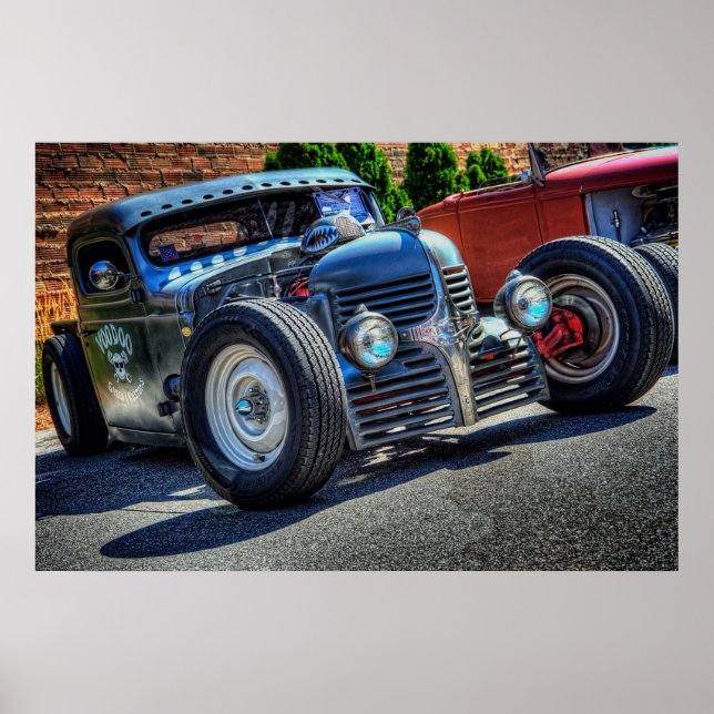 Voodoo Speed & KCustoms Dodge Poster (Framsidan)