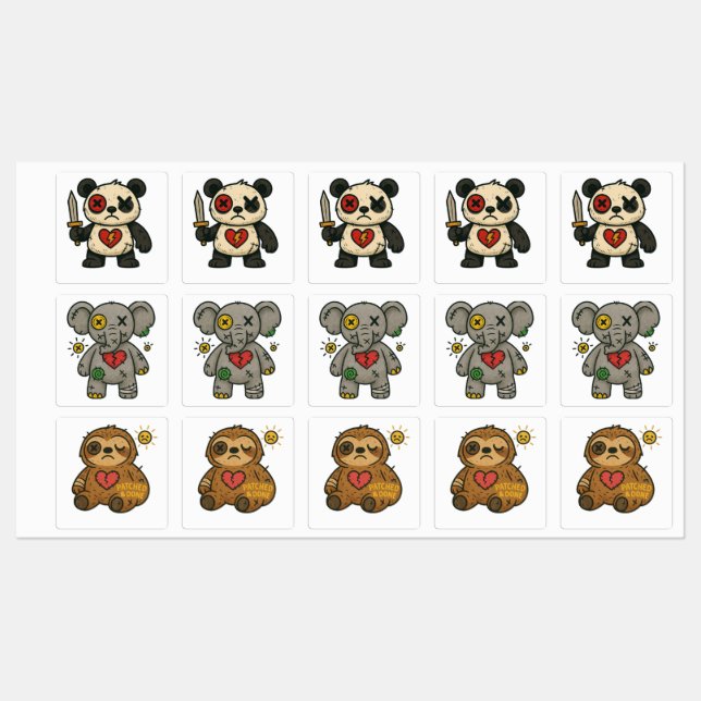 Voodoo Sticker Pack - Broken Hearts Crew Vol.1 (Ark)