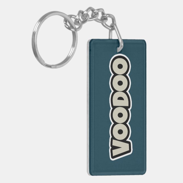 Voodoo Token Acrylic Keychain (Vänstra Framsidan)