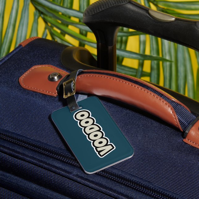 Voodoo Token Acrylic Luggage Tag Bagagebricka (Framsida Insitu 1)