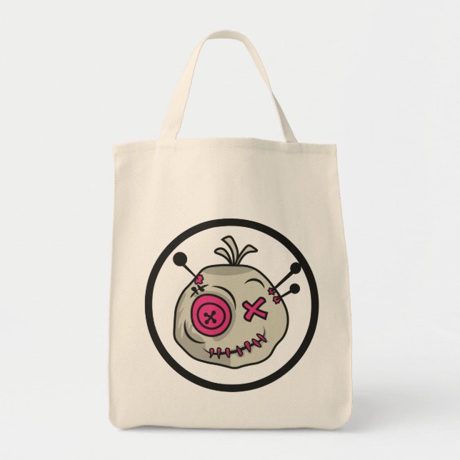 Voodoo Token Budget Tote Tygkasse (Framsidan)