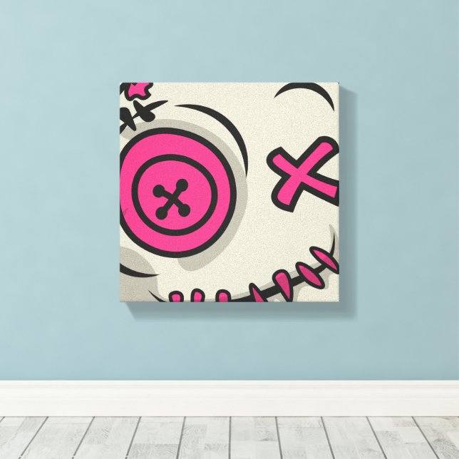 Voodoo Token Canvas (Storlekt: 10.00 x 10.00) (Insitu (trägolv))