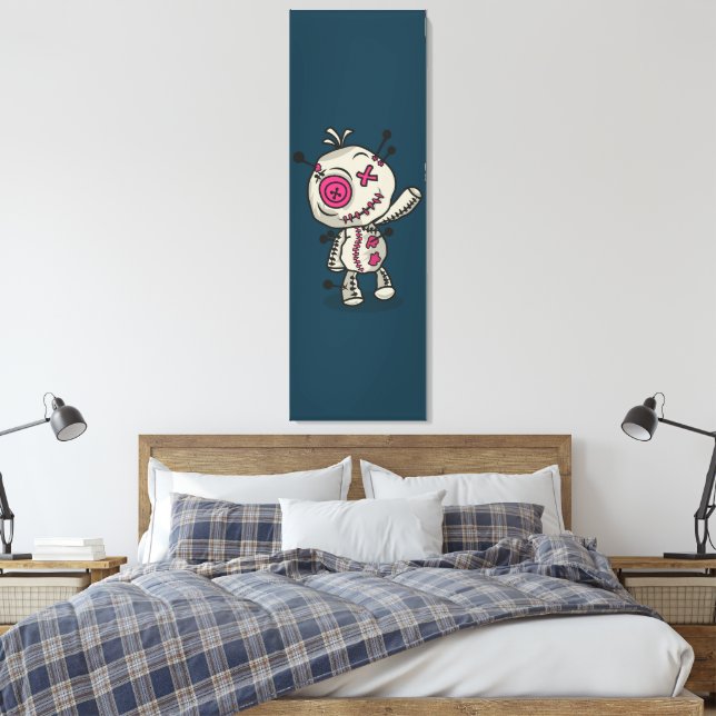 Voodoo Token Canvas (Storlekt: 16.00 x 48.00) (Insitu (sovrum))