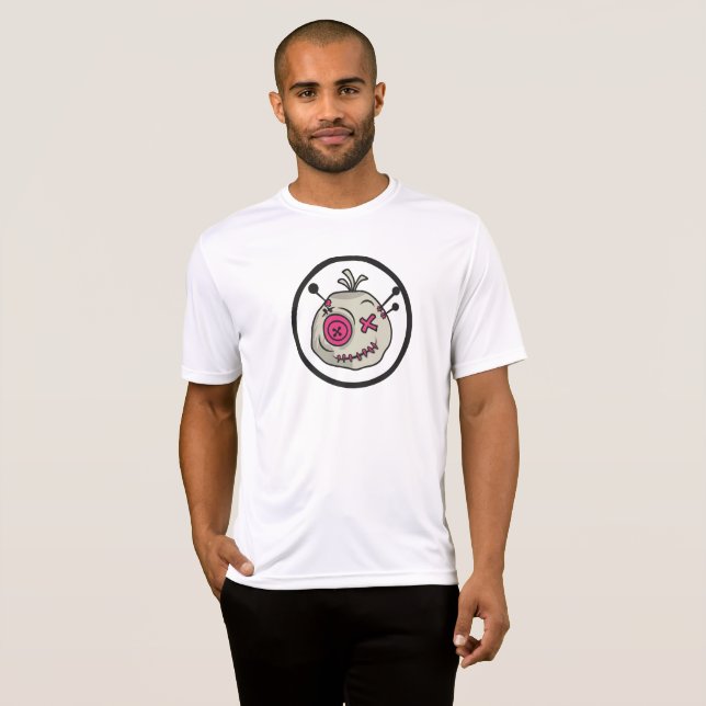 Voodoo Token Manar Sport-Tek konkurrent T-Shirt (Hel framsida)