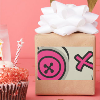 Voodoo Token Rectangle Stickers Rektangulärt Klistermärke