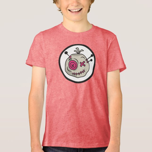 Voodoo Token Youth Tri-blend T-Shirt (Framsida)