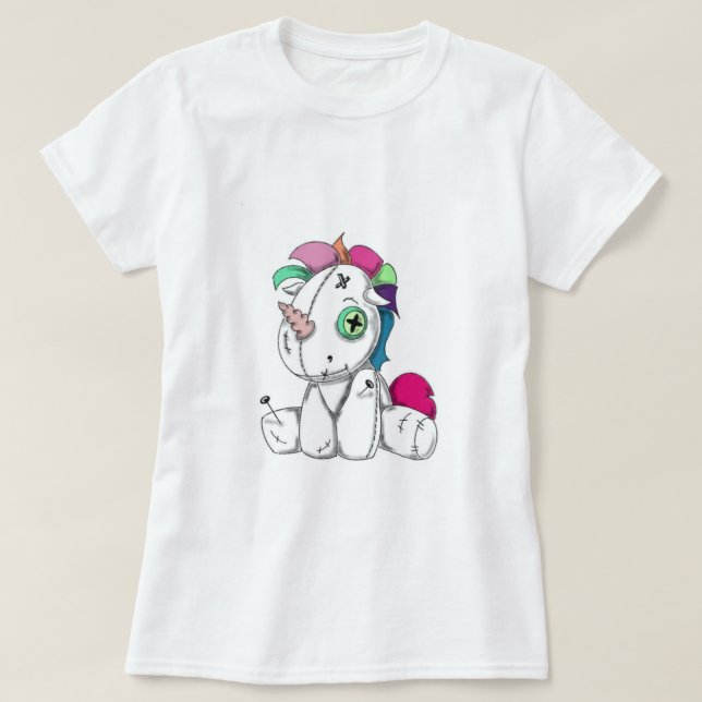Voodoo Unicorn T Shirt (Design framsida)