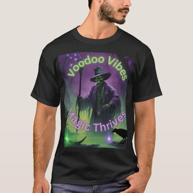 Voodoo Vibes TShirt T Shirt (Framsida)