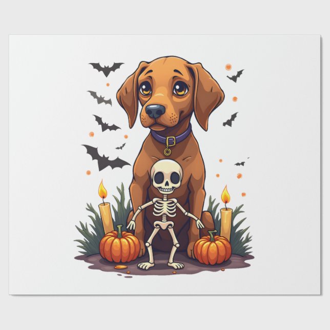 Voodoo Vizsla Hund Presentpapper (Platt)