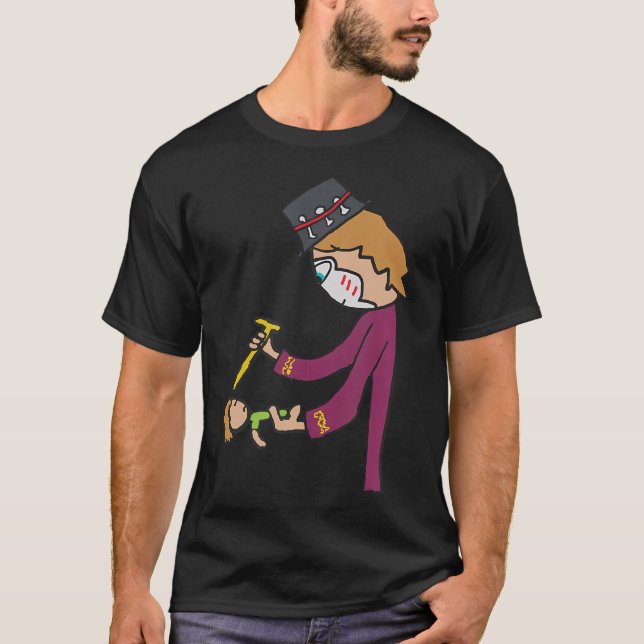 Voodoo Witch Doktor T Shirt (Framsida)
