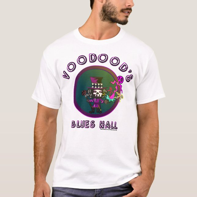 Voodoods Blues Hall T Shirt (Framsida)