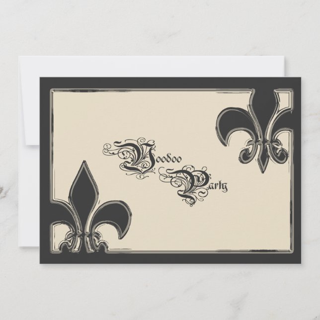 Voodoopartyinbjudan Inbjudningar (Framsida)