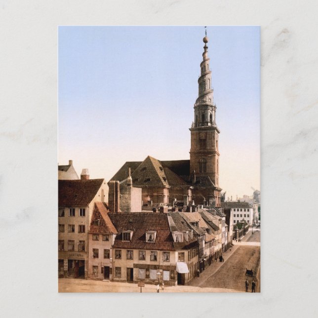 Vor Frelsers Kirke Church of our Savior Copenhagen Vykort (Framsida)