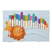 Voraciös läsare (Cute Tecknad Lejon)