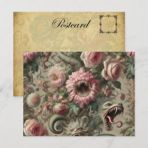 Voracious Verdants - Gothic Victorian Helg Vykort