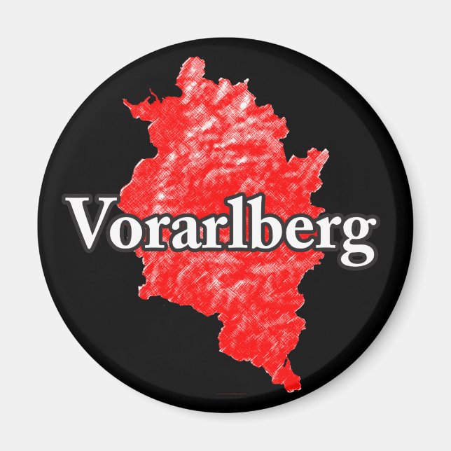 Vorarlberg Magnet (Framsidan)