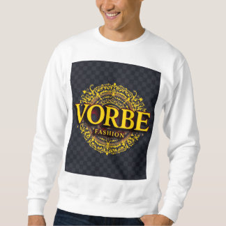 VORBE Mode Premium Guld Monogram Raglan T-Shirt Lång Ärmad Tröja