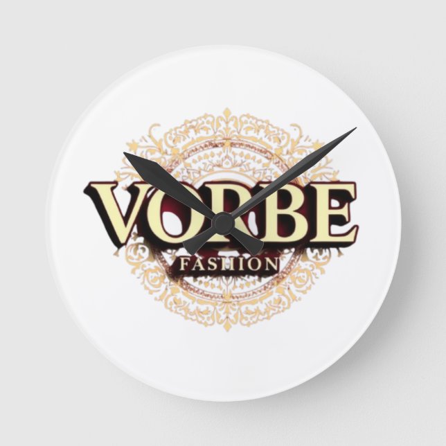 VORBE Mode Wall Clock Rund Klocka (Framsida)