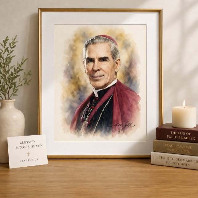 Vördad Fulton Sheen förbönshelig bön  Poster (Skapare uppladdad)