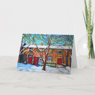 Vördnad till det Lawren Harris hälsningkortet Kort