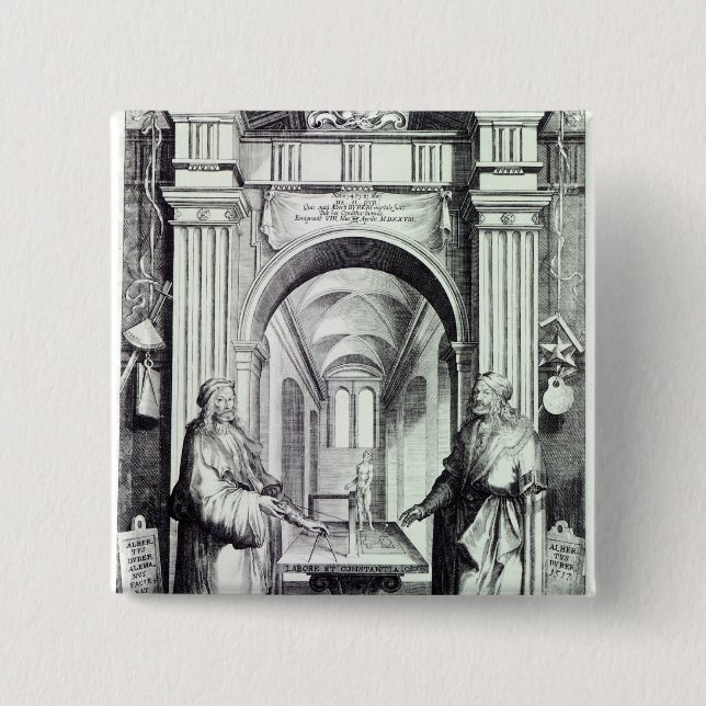 Vördnad till Durer, c.1628 Knapp (Framsida)