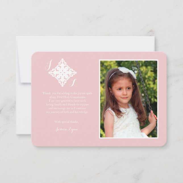 Vördnadsfulla arga religiösa fototackrosor tack kort (Framsida)