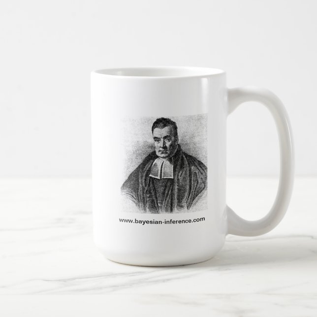 Vördnadsvärd Thomas Bayes kaffemugg (Höger)