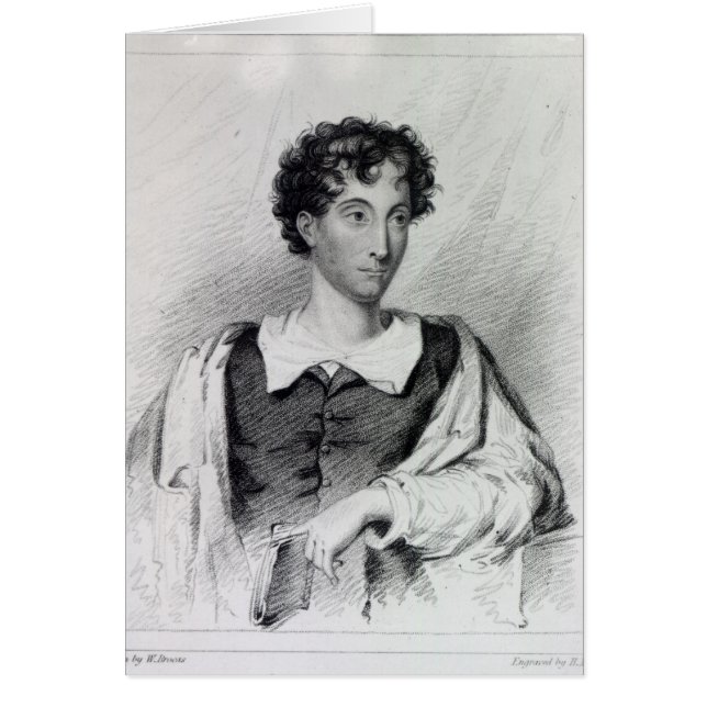 Vördnadsvärda Charles Robert Maturin Hälsningskort (Framsidan)