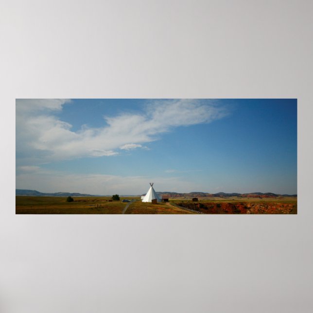 Vore buffalo-hoppet, Wyoming Poster (Framsidan)