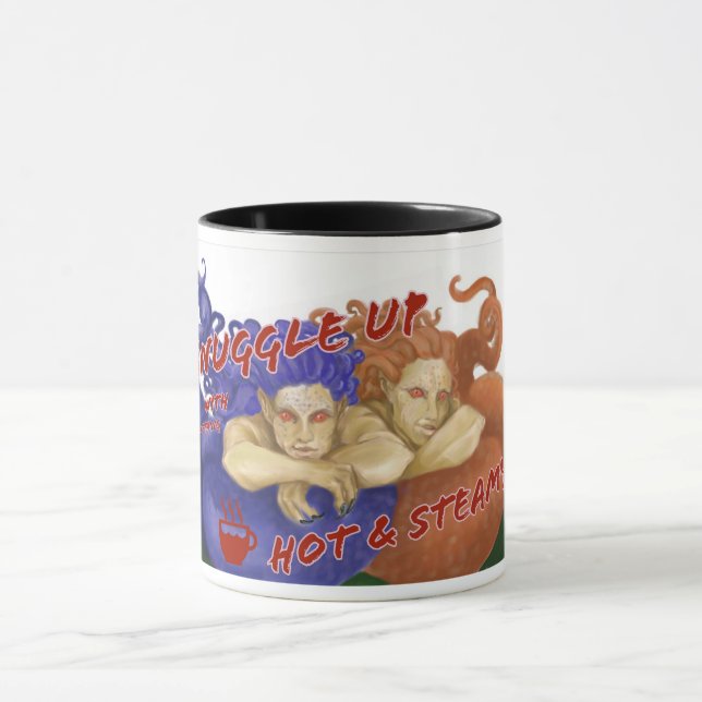 Voris matta Snuggle upp den Hot&Steamy muggen Mugg (Center)