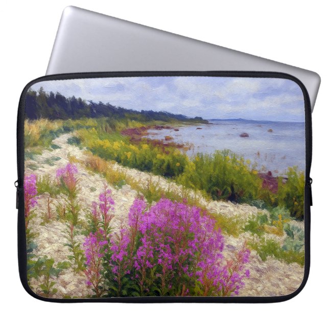 Vormsis stillhet laptop fodral (Framsidan)