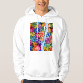 Voronezj Ryssland Stadskarta Hoodie